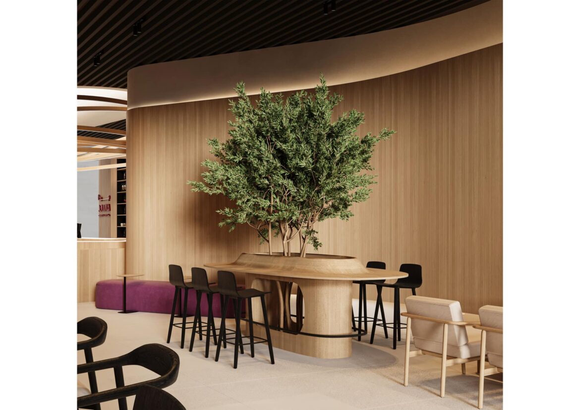 3 Interior design - Joudna cafe - Cenomi Al Nakheel Mall  Conceptual design - 3D Interior perspective (4)