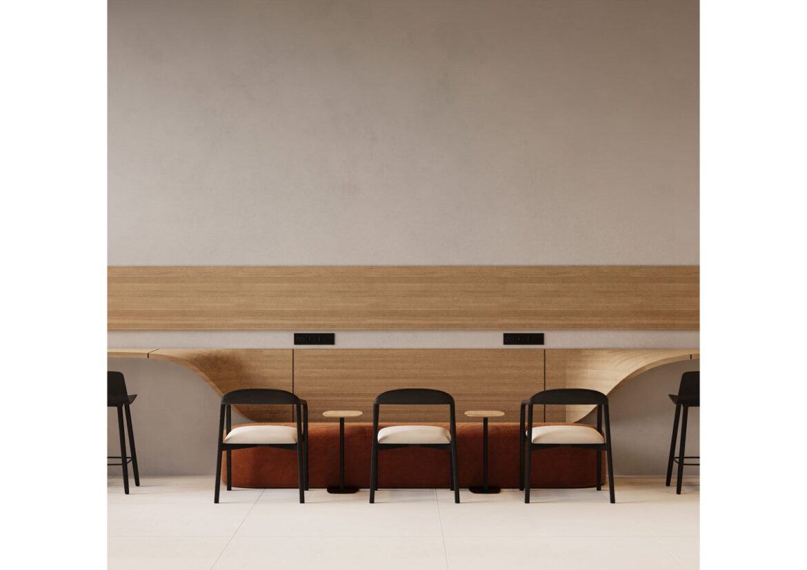 4 Interior design - Joudna cafe - Cenomi Al Nakheel Mall  Conceptual design - 3D Interior perspective (5)