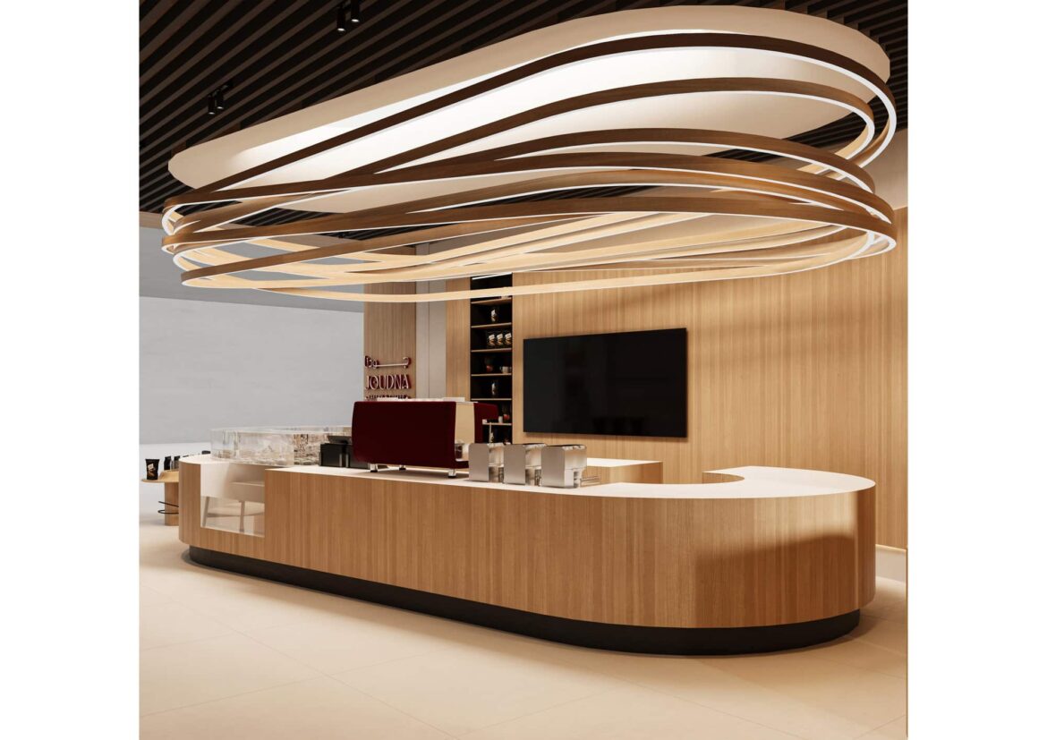5 Interior design - Joudna cafe - Cenomi Al Nakheel Mall  Conceptual design - 3D Interior perspective (6)