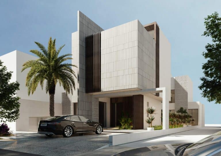 MAC consulting co. Architecture design KUFI Villa  Conceptual design 3D Exterior perspective 1