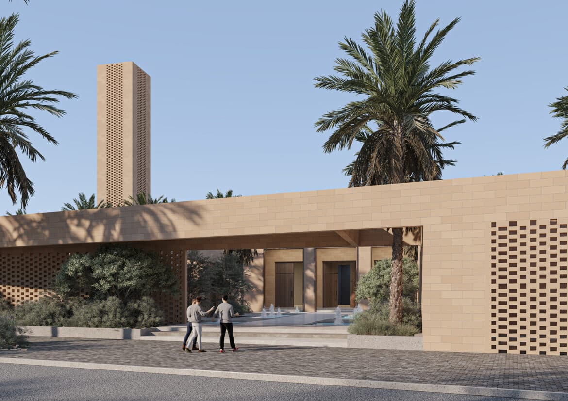 _0005_3Mosque - Jeddah - KSA - Conceptual design - 3D Exterior perspective (