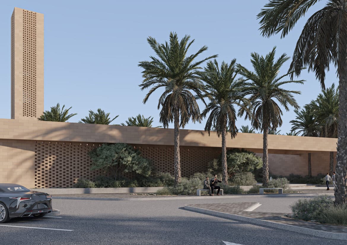 _0006_2Mosque - Jeddah - KSA - Conceptual design - 3D Exterior perspective (