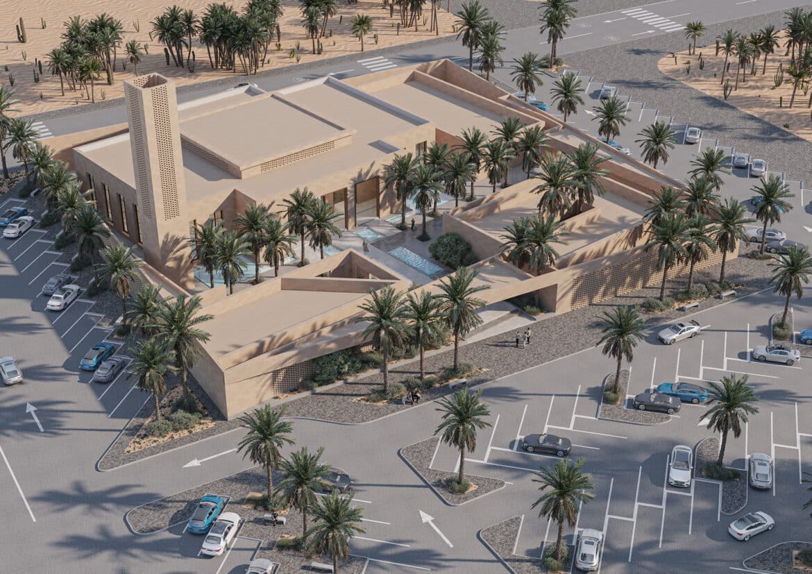 _0007_1Mosque - Jeddah - KSA - Conceptual design - 3D Exterior perspective (