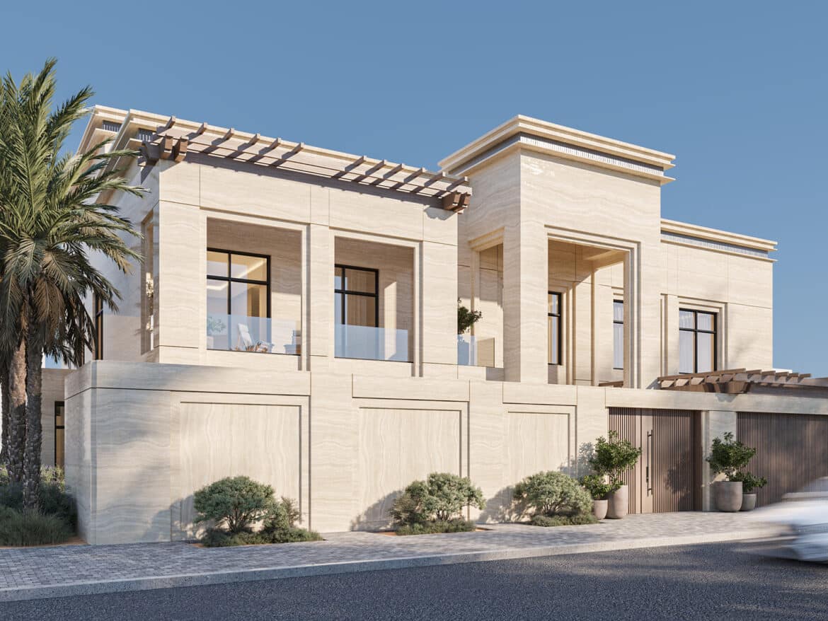 22- MA consulting co. - Architecture design - Al-Nassar Villas  Conceptual design - 3D Exterior perspective (6)