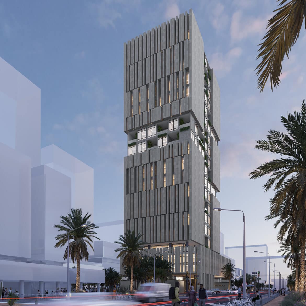 4- MAC consulting co. - Architecture design -Pixel Tower - Jeddah - KSA - Conceptual design - 3D Exterior perspective (5)