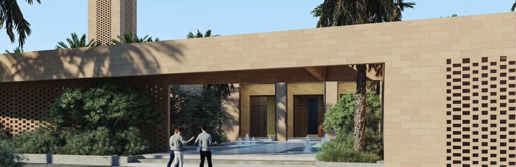 sec 0002 3 MAC consulting co. Architecture design Mosque Jeddah KSA Conceptual design 3D Exterior perspectiv
